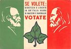 C2818) Mazzini, Garibaldi, Se Volete Giustizia E Liberta' Votate Edera (Pri). Vg