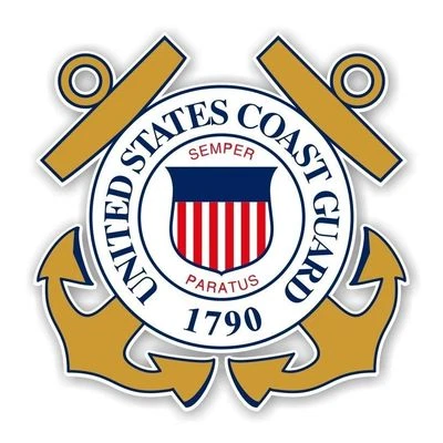 DSIGN United States Coast Guard Decal / Sticker Die cut