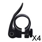 4xBicycle Seat Post Clamp 25.4mm Mountain Road Bike Parts Seat Tube Clamp