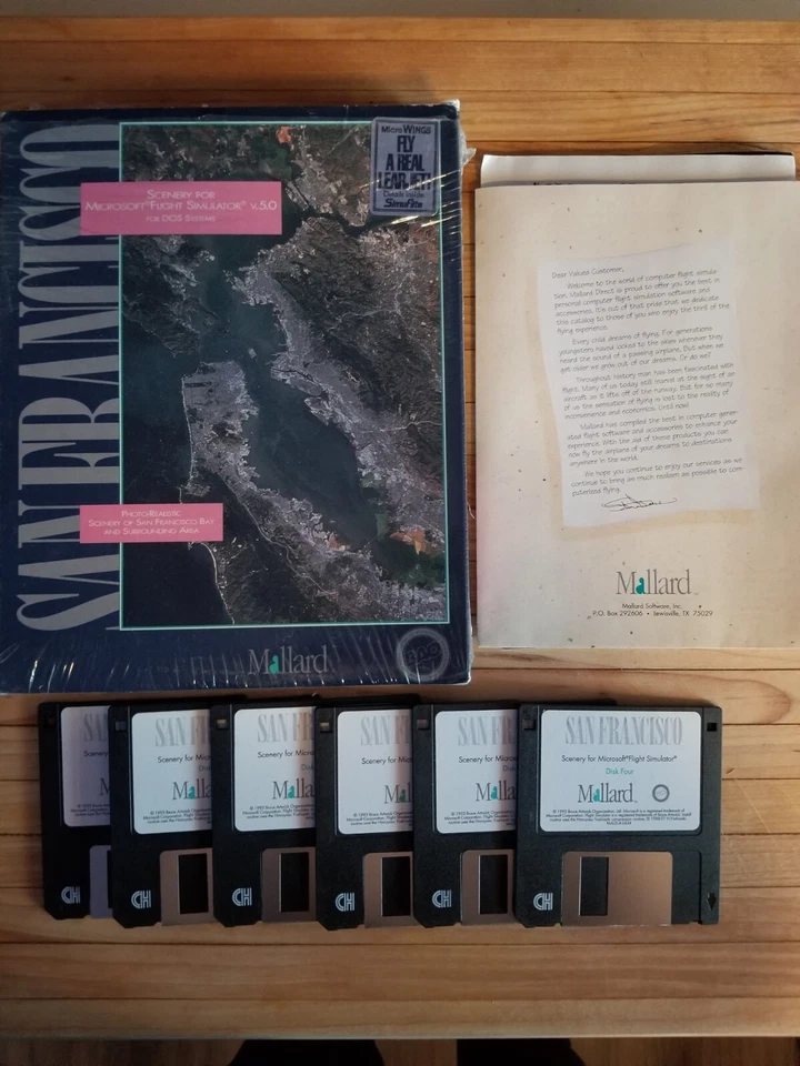 San Francisco Scenery for Microsoft Flight Simulator v5.0 by Mallard Software - Image 1 of 1