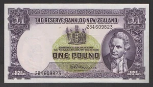 NEW ZEALAND 1960~ 1967 1 Pound, P 159 d , XF - Picture 1 of 2