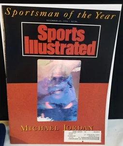 S I JORDAN HOLOGRAM SPORTSMAN OF THE YEAR DEC 1991 - Picture 1 of 1