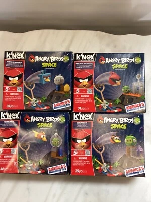 Juegos de construcción K'nex Angry Birds Space VS paquete de 4 72003 a 72006 Foto 1 de 4