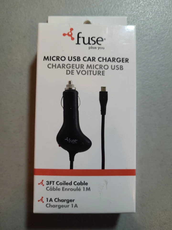 Fuse 3 ft. L USB Car Charger. - Image 1 of 2