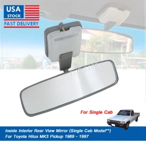 Interior Rear View Mirror For Toyota Hilux MK3 Pickup Single Cab 1989 - 1997 - Bild 1 von 8