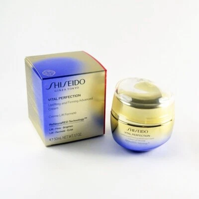 Shiseido Vital Perfection Crema Avanzada Edificante y Reafirmante 1.7oz / 50 ml Nueva en Caja Foto 1 de 3