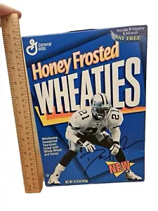 Vtg Honey Frosted Wheaties Box Deion Sanders Prime Time Dallas Cowboys Empty Box - Picture 1 of 7