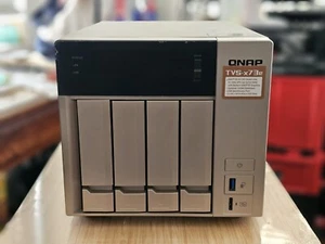 Used QNAP TVS-473e 64G 4 Bay (+2 M.2 SATA SSD) NAS - AMD RX-421BD Quad Core CPU - Picture 1 of 5