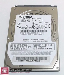Toshiba 160GB 2.5" MK1652GSX HDD2H03 E UK01 T G002217A PCB PARTS REPAIR  - Picture 1 of 5