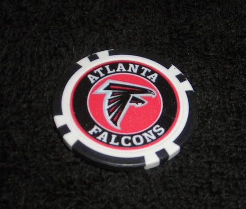 NFL ATLANTA FALCONS SOUVENIR COLLECTIBLE POKER CHIP GOLF BALL MARKER Cover