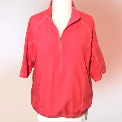 Chaqueta Camisa Viento Golf Bette & Court Coral Media Cremallera S Foto 1 de 4