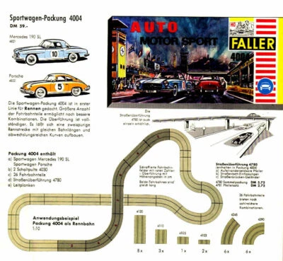 Faller Ams - Matériel Ferroviaire De Ensemble Complet 4004, Avec 2 Fahrreglern - Photo 1/2