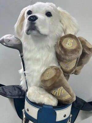 Custom stuffed plush golf club cover picyour dogs or cats. Fit the Driver 3 Wood - Image 1 of 4