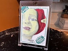 Shrek The Third 2007 Inkworks Hand Drawn Fiona Sketch Card by Tess Fowler /318