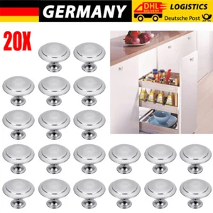 20 x Möbelknöpfe Möbelgriffe Schrankknopf Möbelknäuf Tür Knopf Edelstahl DE - Bild 1 von 13