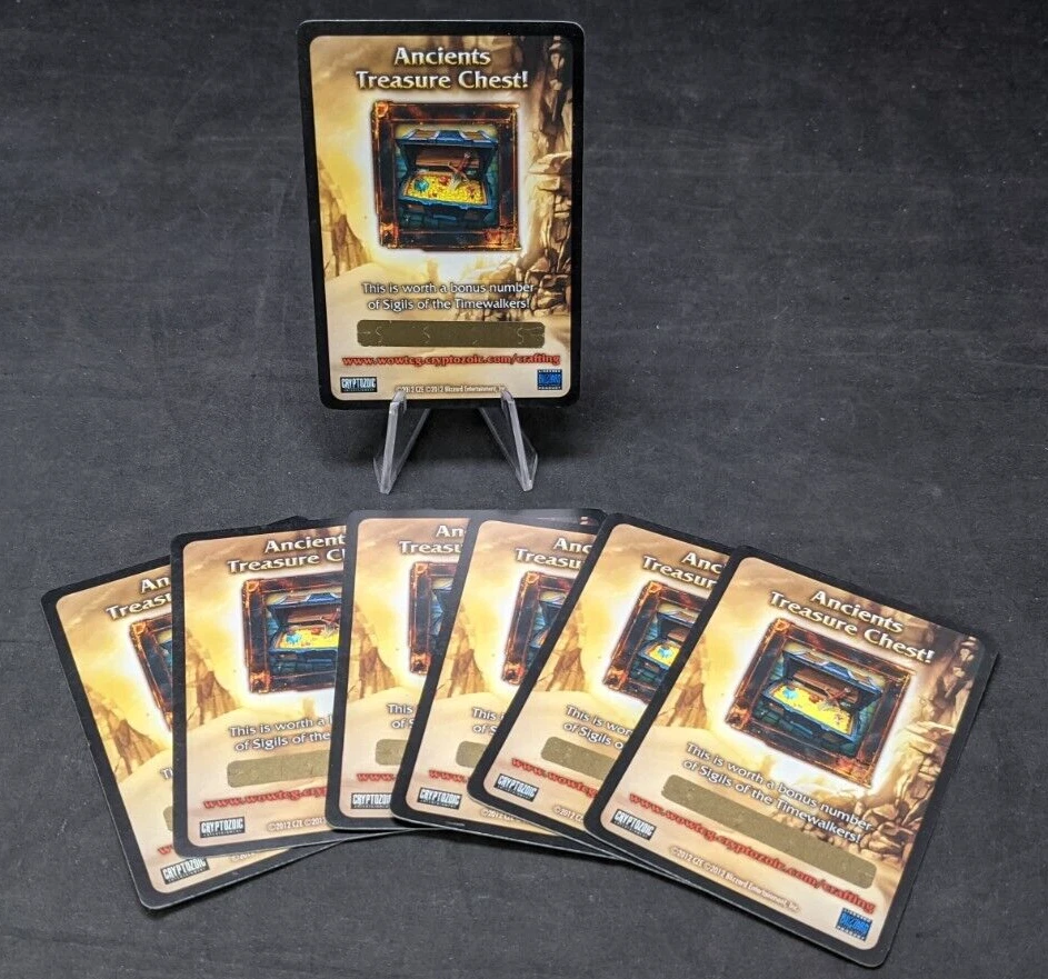 Ancients Treasure Chest - Unscratched - World of Warcraft TCG - Loot Card - Image 1 of 1