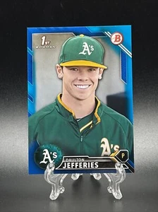 2016 Bowman Draft Daulton Jefferies #BD-96 1st Blue Parallel Card #’D 139/150 - Picture 1 of 4