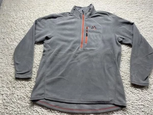 Mtn Logic 1/4 Zip Gray Fleece Pullover Men’s XXL 2XL EUC - Picture 1 of 9