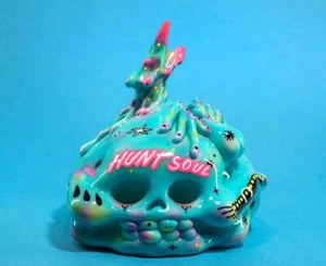 HuntSoul Plastic Friends Treasure Mountain One Eyed Dwarf Blue Sofubi Figure - Picture 1 of 1