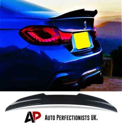 BMW Serie 4 Gran Coupé F36 negro brillante patada trasera alta PSM alerón cola de pato - Imagen 1 de 4