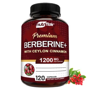 Cápsulas Premium de Berberina + Canela de Ceilán - Equilibra el Sistema Digestivo - Imagen 1 de 11