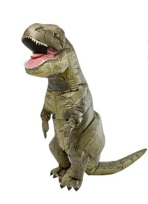 Disfraz Parque Jurásico T Rex Inflable Adulto Disfraz.Nuevo con etiquetas Foto 1 de 4
