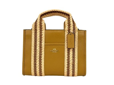 Coach Straw Web Smith 24 Tote Bag Purse - Image 1 of 4