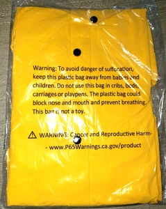 BIG MEN WOMEN PLUS NEW NIP YELLOW 3X RAIN COAT WITH HOOD by ORR BRAND nice! - Picture 1 of 1