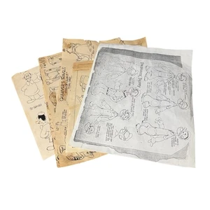 Vintage Fleischer Studios Modellblätter Lot Popeye Bluto Pappy Gullivers Reisen - Bild 1 von 17