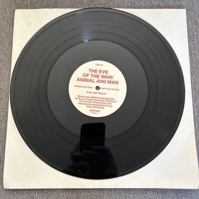Jeff Wayne – The Eve Of The War / Animal And Man Columbia – XPR1847 PROMO 12” - Image 1 of 2