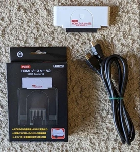 PC Engine HDMI Booster V2 RGB to HDMI Converter 4:3/16:9 Switch Used - Picture 1 of 6