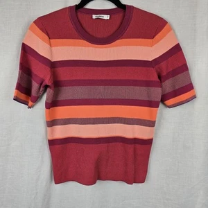 Marcs Size S Stretch Top Striped Fitted 16" Bust - Picture 1 of 10
