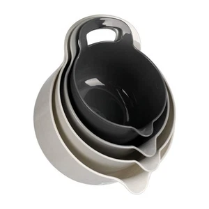 4 Pack Nesting Mixing Bowl with Pour Spout and Handle, BPA free Microwave & D... - Picture 1 of 8