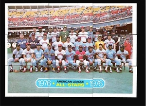 1977 Topps Cloth Stickers American League Complete Puzzle NRMT - Picture 1 of 3