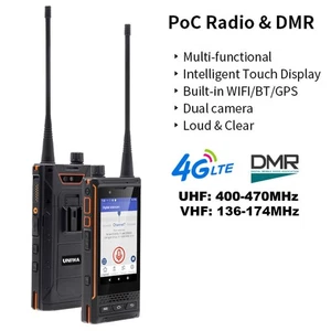 DMR UHF VHF 4G Android 10 Rugged Phone Outdoors PTT Walkie Talkie P4 PLUS Global - Picture 1 of 17