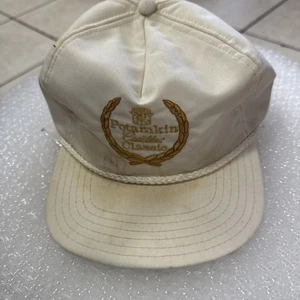 Vintage 90’s POTAMKIN Cadillac CLASSIC WHITE Embroidered SnapBack Hat - Picture 1 of 7