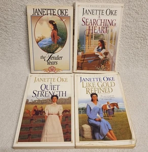 Janette Oke A Prairie Legacy Complete 4 Book Set 1-4 Paperback Christian - Picture 1 of 5