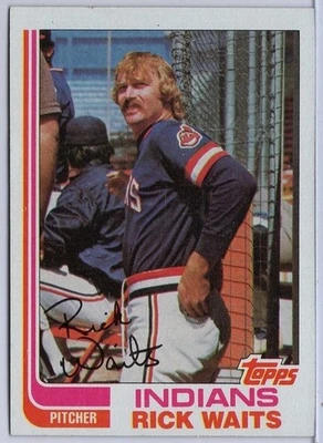 1982 Topps #573 Rick Waits in EXMT Condition Indians - Image 1 of 2