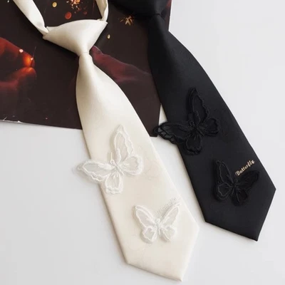 Corbata de mariposa ajustable preatada 3D para damas Novedad Regalo de cumpleaños Foto 1 de 4