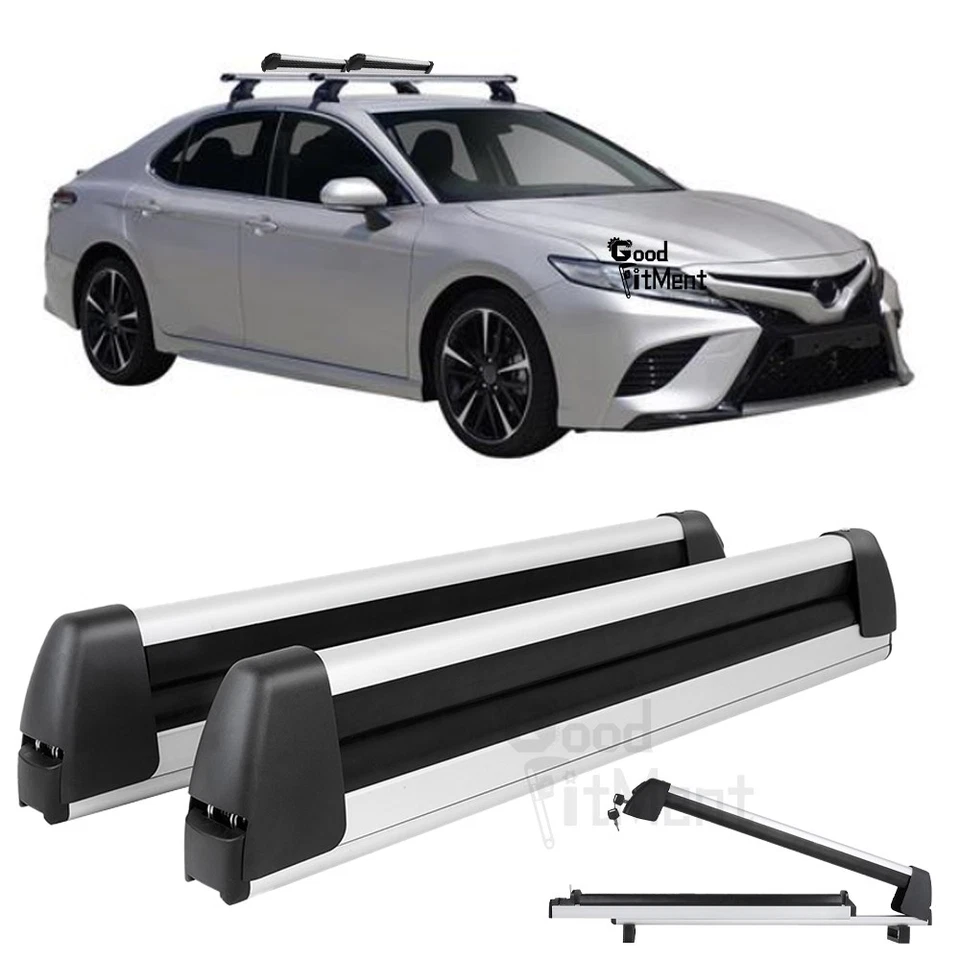 Roof Rack Carrier Ski Snowboard 6 pairs Skis/4 Snowboards For Toyota Camry Sedan Foto 1 de 4