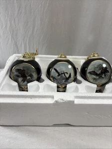 1999 Bradford American Eagle Porzellan Ornamente 3er Pack - Bild 1 von 10