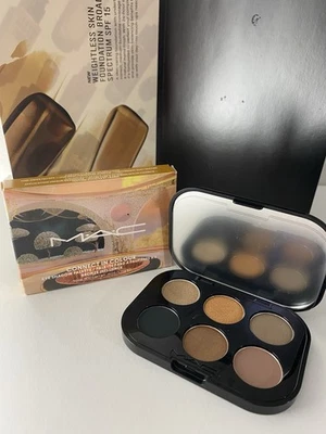 MAC Connect In Color Eye Shadow Palette X 6, ~ Bronze Influence ~ Discontinued - Image 1 of 4