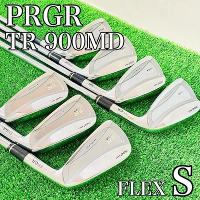 PRGR TR 900MD Iron Set 4-9+Pw Steel Shaft Flex-S 7pcs Golf Club Right-handed - Image 1 of 4