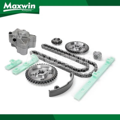 Timing Chain Kit Oil Pump Fit Chevrolet Cavalier Pontiac Sunfire Grand Am 2.4L — 第 1/4 张图片