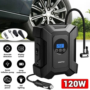 Car Air Tire Pump Inflator Compressor Digital Electric Auto Portable 150PSI 12V/ - Picture 1 of 13