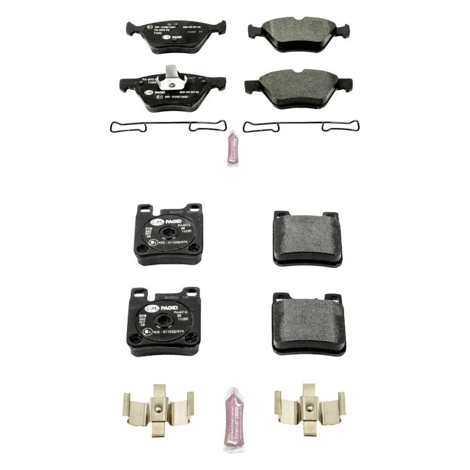 For Mercedes-Benz CLK320 98-03 Disc Brake Pad Set Euro-Stop Semi-Metallic Front Foto 1 de 4