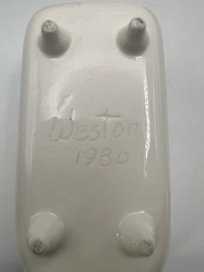 Juego de baño blanco liso miniatura para casa de muñecas - Imagen 1 de 5