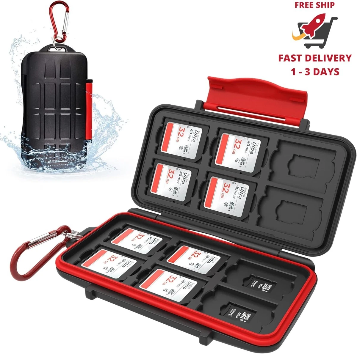Gomatic Peter McKinnon Memory Card Case | Geheugenkaarthoes | Kaartetui