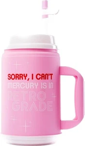 Schöner neuer NPW Mercury in Retrograde Travel Thermobecher / Becher Pink - Bild 1 von 8