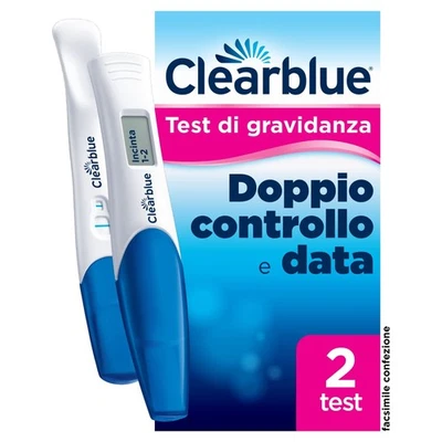 Clearblue Test di gravidanza Ultra Precoce Pacchetto doppio controllo uno stick - Immagine 1 di 4